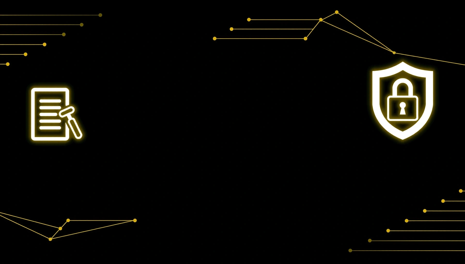 Abstract legal document background with glowing lines